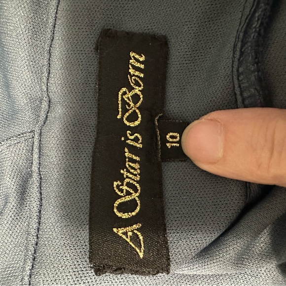 A Star Is Born Embellished Deep Plunge Maxi Dress, Size 10 - Picture 6 of 9